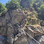 Tapoul gorges via ferrata (Rousses, Lozère)