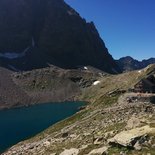 Unusual bivouac in the Queyras or Ubaye mountains