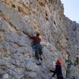 Climbing course in the Baronnies