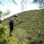 Via ferrata of the Gardon gorges in Collias (Gard)