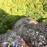 Multi pitch routes climbing trip in Meteora