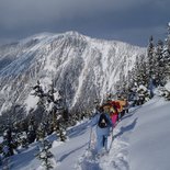 Snowshoeing "escape" course in Méribel (Savoie)