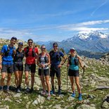 Discovering trail running in the mountains (Beaufortain, Savoie)