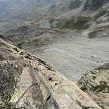 Multi-pitch climbing in the Hautes-Pyrénées