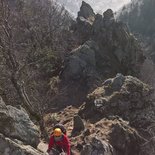 Climbing: the Spitzkoepfe ridge (Hohneck, Vosges)