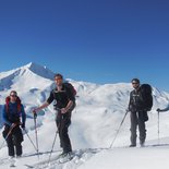 First steps to ski touring course (Vercors, Dévoluy)