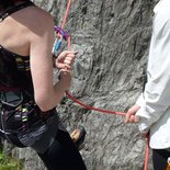 Cliff climbing discovery (Haute Savoie)
