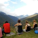 Trekking in the Bolivian Yungas jungle