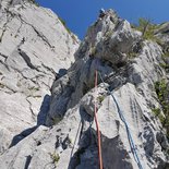 Rock climbing day around Annecy (Haute-Savoie)