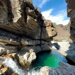 Canyoning in the Roujanel stream (Cévennes)