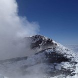 Ski touring on Etna (Sicily)