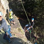 Introduction to multi-pitch climbing (Vosges)