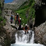 Artigue canyon (Auzat, Ariège)