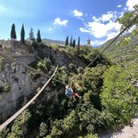 Via ferrata des canyons de Lantosque (Alpes-Maritimes)