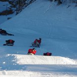 Snowshoeing and airboard descent in Vercors or Chartreuse