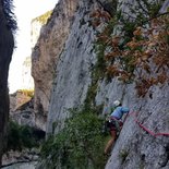Stage autonomie en grande voie d'escalade (Verdon)
