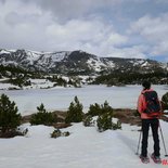 Snowshoeing in Les Bouillouses (Cerdagne, Pyrenees)