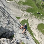 Grande voie d'escalade (Pays de Savoie)