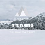 Carte cadeau aventure: trek, bivouac, trail, raquette