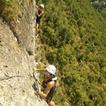 Boffi via ferrata in Millau (Aveyron)