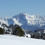 Snowshoeing escape weekend in the Vercors