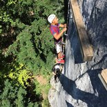 Baumes du Verneau via ferrata (Doubs)