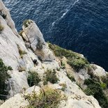 Multi-pitch climbing course (Calanques/Cap Canaille)