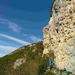 Climbing course in the Baronnies (Provence)