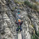 Grenoble via ferrata "Les prises de la Bastille" (Isère)