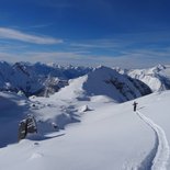 Ski touring near Annecy (Haute-Savoie)