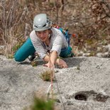 Séance d'escalade en extérieur (Pays de Savoie)
