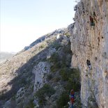 Climbing course in the Baronnies of Provence (Drôme)
