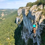 Roc d'Anglars sporty via ferrata (Tarn-et-Garonne)