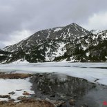 Snowshoeing in Les Bouillouses (Cerdagne, Pyrenees)
