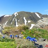 High altitude running course (Font-Romeu, Pyrenees)