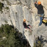 Via corda du Trou du Renard (Gorges du Verdon)
