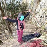 Séance d'escalade en extérieur (Pays de Savoie)