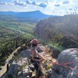 Multi-pitch climbing around Montpellier