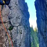 Complete crossing of Dents de Lanfon (Haute-Savoie)