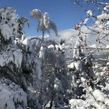 Snowshoeing around Briançon (Hautes-Alpes)
