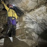 Spéléo sportive: grotte de la Bouhadère (Lourdes)