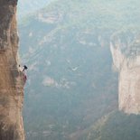 Grande voie d'escalade (gorges du Tarn & de la Jonte)