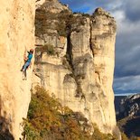 Gérer sa peur de la chute en escalade (Tarn, Jonte)