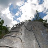 Diable via ferrata in Aussois (Maurienne, Savoie)