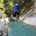 Gours du Ray canyon (Gréolières, Alpes-Maritimes)