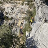 Via corda du Trou du Renard (Gorges du Verdon)