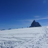 Haute route Arolla-Zermatt ski touring (Valais)