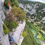 Stage escalade en grande voie - Gorges de l'Hérault (Montpellier 34)