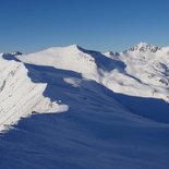 Ski touring in the Mount Cook National Park