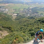 Crolles via ferrata: "Vire des lavandières" intermediate